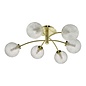 Ava - Semi Flush Ceiling Light with Glass Globes