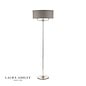 Sorrento – Polished Nickel Floor Lamp with Charcoal Shade – Laura Ashley