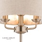 Sorrento – Brushed Chrome Table Lamp with Natural Shade – Laura Ashley