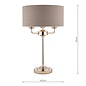 Sorrento – Polished Nickel Table Lamp with Charcoal Shade – Laura Ashley