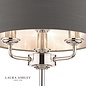 Sorrento – Polished Nickel Table Lamp with Charcoal Shade – Laura Ashley