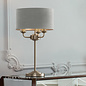 Sorrento – Classic Nickel Table Lamp with Silver Shade – Laura Ashley