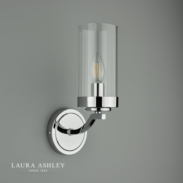 Joseph – Chrome Wall Light – Laura Ashley