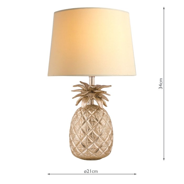 Pineapple - Cut Glass Table Lamp with Shade – Laura Ashley