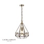 Zaria – Timeless Antique Brass Pendant Light – Laura Ashley