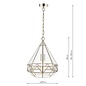 Zaria – Beautiful Polished Nickel Pendant Light – Laura Ashley