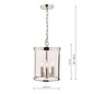 Selbourne – Polished Nickel Lantern Ceiling Light – Laura Ashley