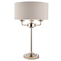 Sorrento – Classic Nickel Table Lamp with Silver Shade – Laura Ashley