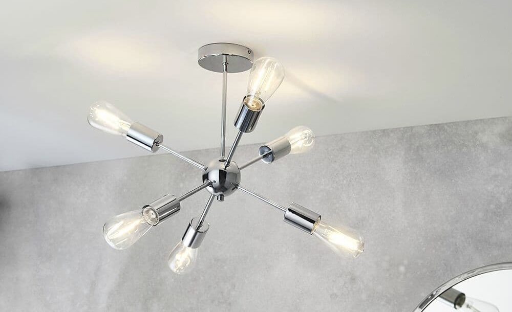 Sputnik ceiling light