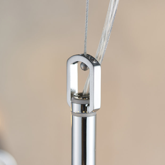 Jenny - Minimalist Sputnik Chrome Feature Pendant