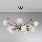 Argento - Opal Glass Sputnik Feature Pendant - Brass