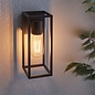 George – Black Open Cage Outdoor Wall Light