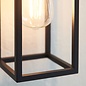 George – Black Open Cage Outdoor Wall Light