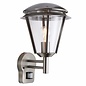 Freddie - Modern PIR Exterior Wall Light - Stainless Steel