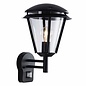 Freddie - Modern PIR Exterior Wall Light -  Matt Black