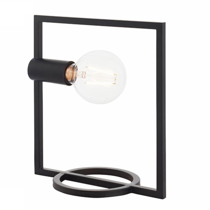 Esslinger - Rectangle Table Lamp in Black