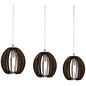 Scandi Wooden 3 Light Bar Pendant