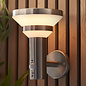 Halton - Solar-Powered Outdoor Wall Light with Motion Sensor