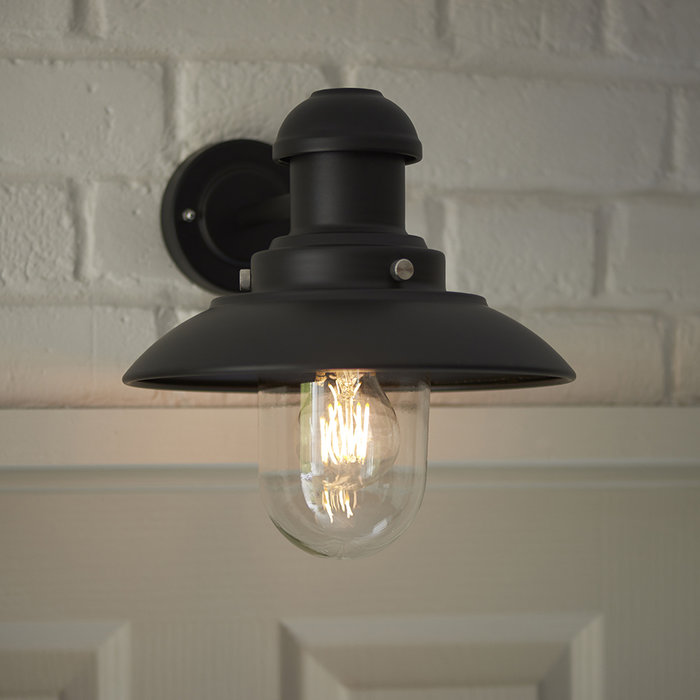 Hereford - Modern Classic Black Outdoor Wall Light