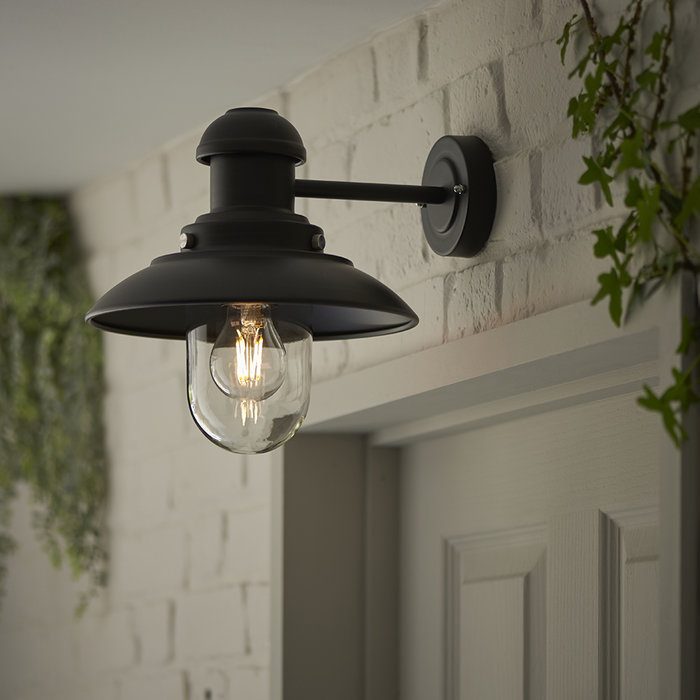 Hereford - Modern Classic Black Outdoor Wall Light