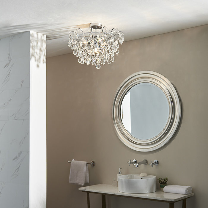 Alisona - 4 Light Semi-Flush Bathroom Chandelier