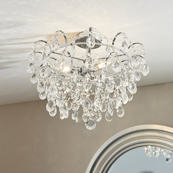 Alisona - 4 Light Semi-Flush Bathroom Chandelier