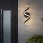 Astral  - Black Modern Outdoor LED Spiral Wall Light