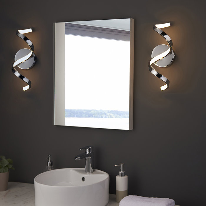 Astral - LED Spiral Wall Light - Bathroom Rated