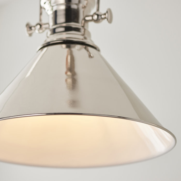 Brampton - Classic Nickel Industrial Pendant Light