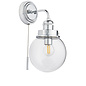 Cheswick - Bathroom Globe LED Wall Light - Chrome - Switched