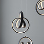 Cosma - 3 Light Twisting LED Cluster Multi Light Pendant - Black