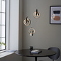 Cosma - 3 Light Twisting LED Cluster Multi Light Pendant - Black