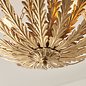 Delphine - Layered Leaf Flush Ceiling Light - Gold