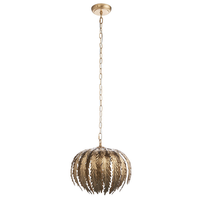 Delphine - Small Gold Leaf Pendant Light