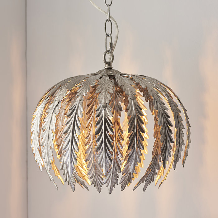 Delphine - Small Silver Pendant Light