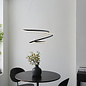 Dune - Twisting Black Spiral LED Feature Pendant Light