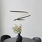 Dune - Twisting Black Spiral LED Feature Pendant Light