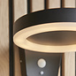 Ebro - Modern Outdoor Solar-Powered Wall Light