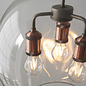 Hal - 3 Light Pendant Light with Glass Bowl Shade