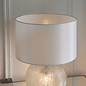 Knight - Prismatic  Light Up Glass Table Lamp Base with White Shade