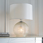 Knight - Prismatic  Light Up Glass Table Lamp Base with White Shade