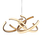 Lewis - Gold Horshoe LED Curve Feature Pendant Light