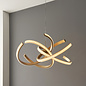 Lewis - Gold Horshoe LED Curve Feature Pendant Light