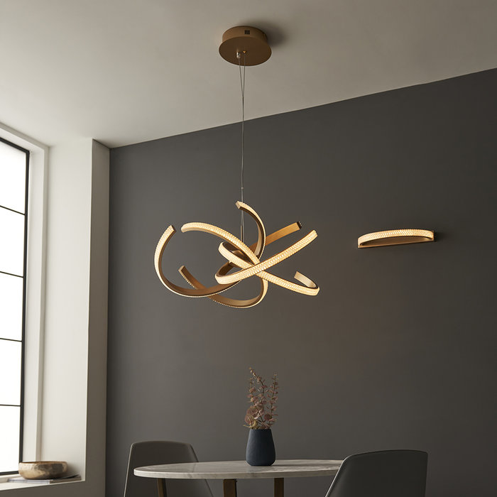 Lewis - Gold Contemporary LED Wall Light