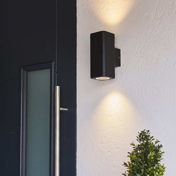 Milton - Outdoor 2 Light Up and Down LED Wall Light