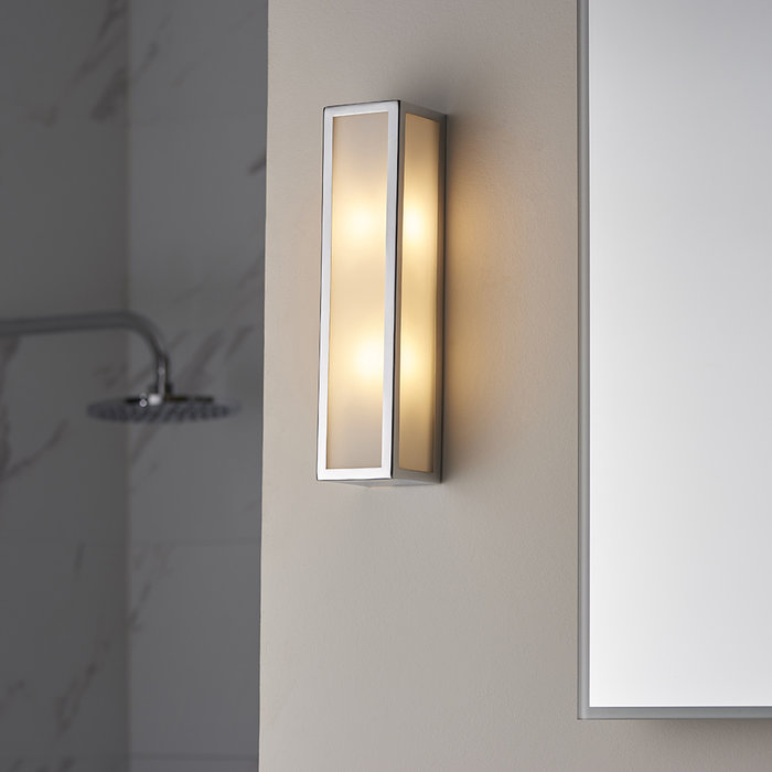 Newham - Contemporary Art Deco LED Bar Wall Light - Bathroom Rated