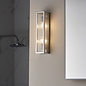 Newham - Ribbed Glass 2 Light LED Wall Light