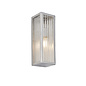 Newham - Chrome and Ribbed Glass LED Wall Light