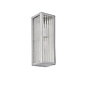 Newham - Chrome and Ribbed Glass LED Wall Light