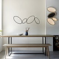 Ovals - Contemporary 4 Light Flush Ceiling Light